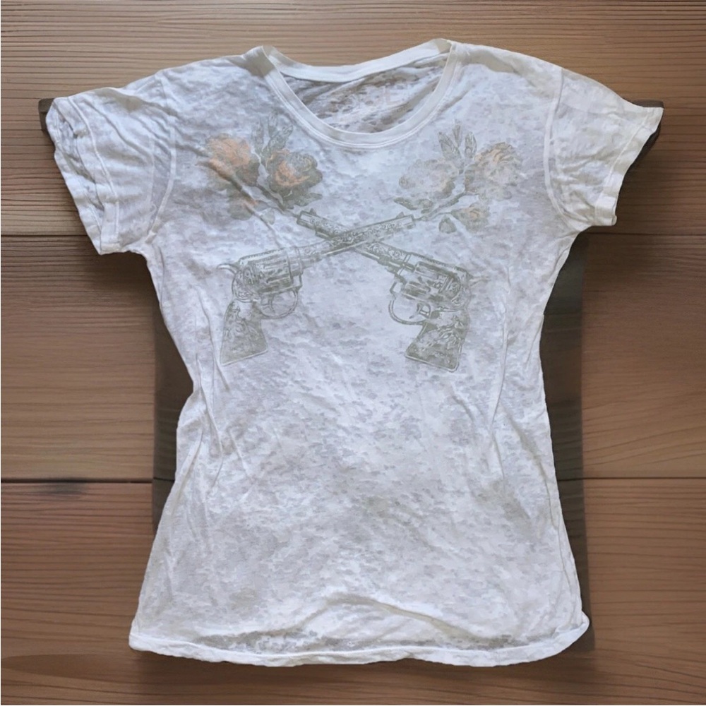 Y2K Rare Women’s Vintage “I’m A‎ Real Pistol” T-shirt Size XL